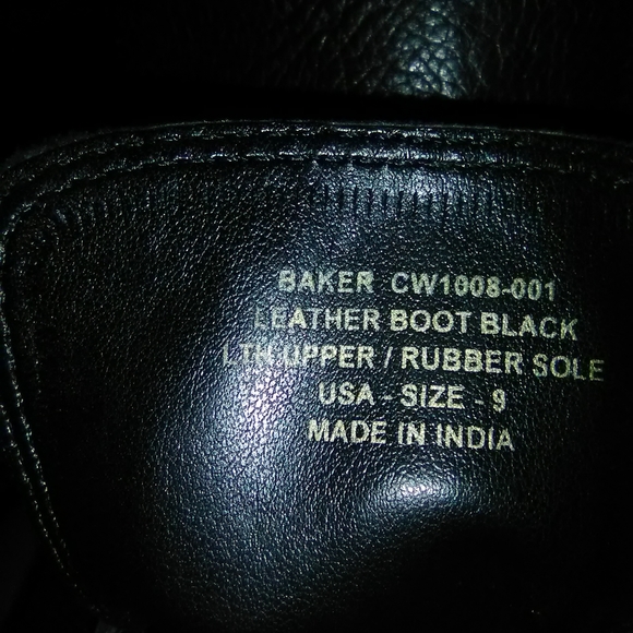 Black leather CREVO ANKLE BOOTIES - Picture 9 of 9